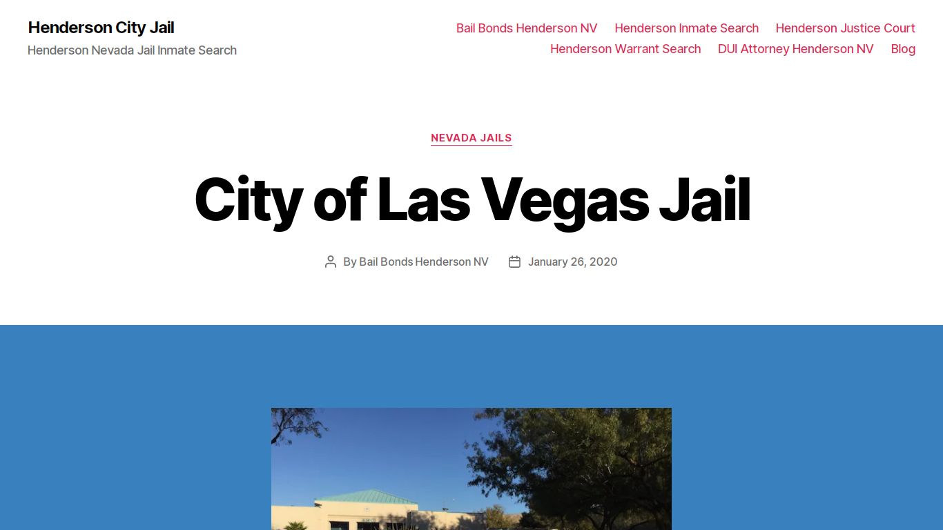 City of Las Vegas Jail - Henderson City Jail